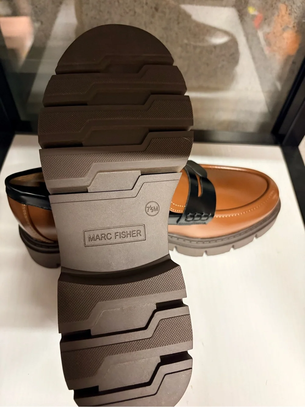Women’s Brown Leather Penny Loafers